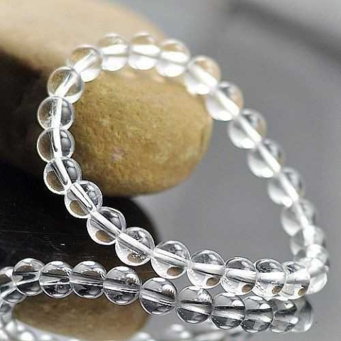 Bransoletka kryształ górski