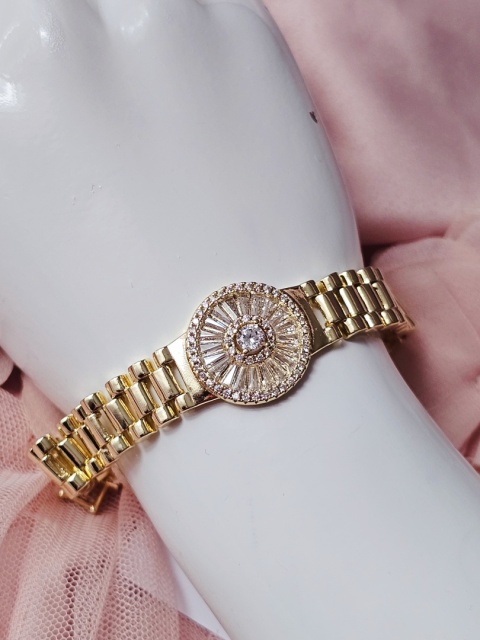 Bransoletka cyrkonia kryształki