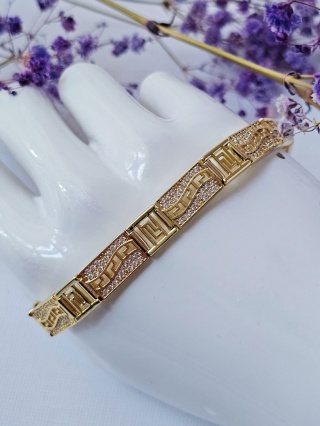 Bransoletka droga grecka cyrkonia