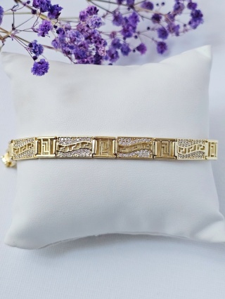 Bransoletka droga grecka cyrkonia