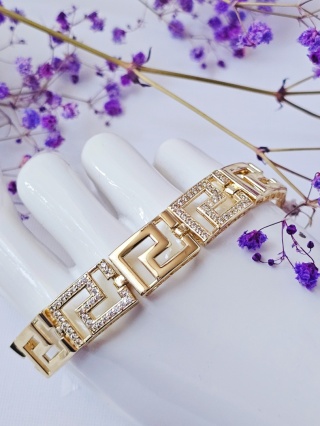 Bransoletka droga grecka cyrkonia