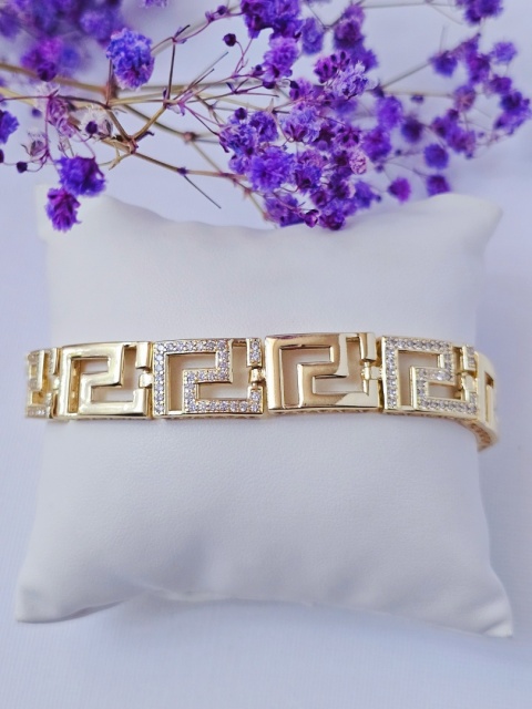 Bransoletka droga grecka cyrkonia