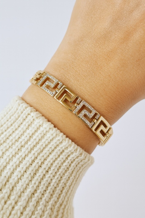 Bransoletka droga grecka cyrkonia