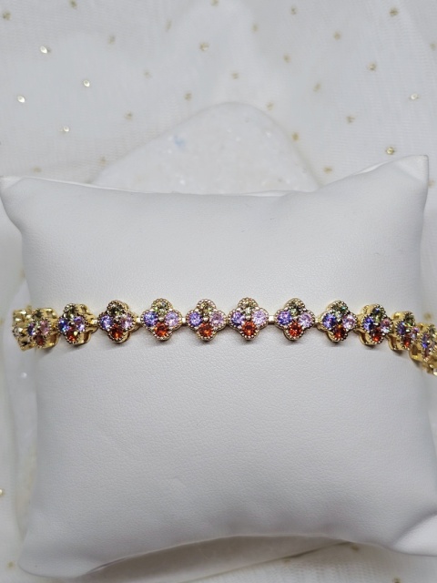 Bransoletka kwiatek kolorowy