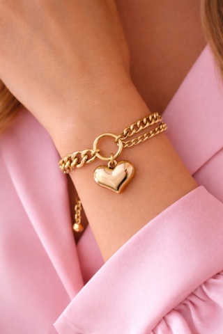 Bransoletka serce