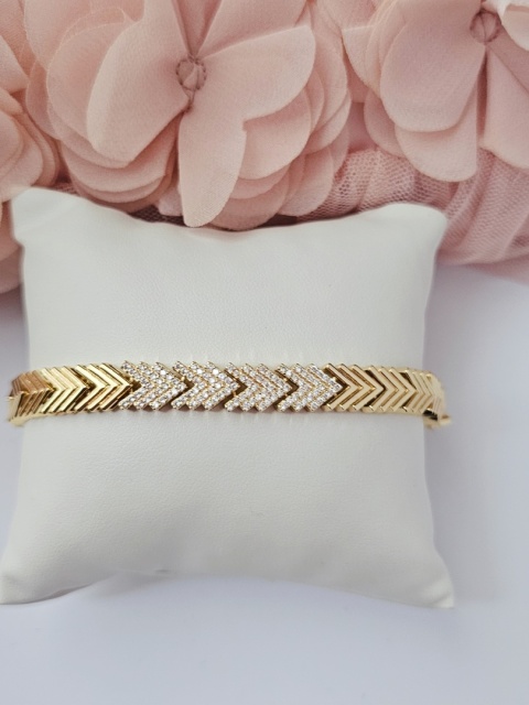 Bransoletka strzałki cyrkonia