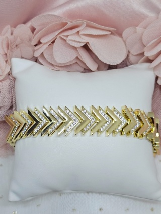 Bransoletka strzałki cyrkonia