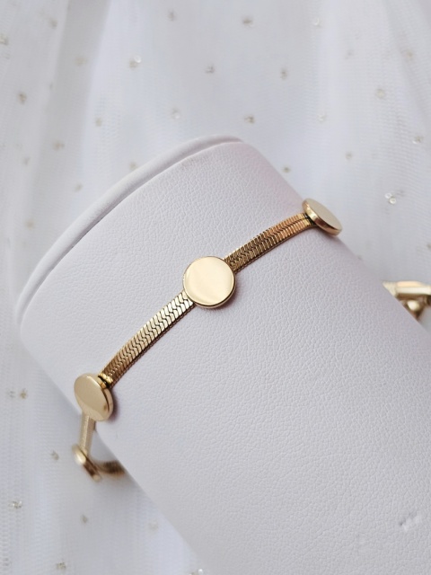 Bransoletka żmijka blaszka