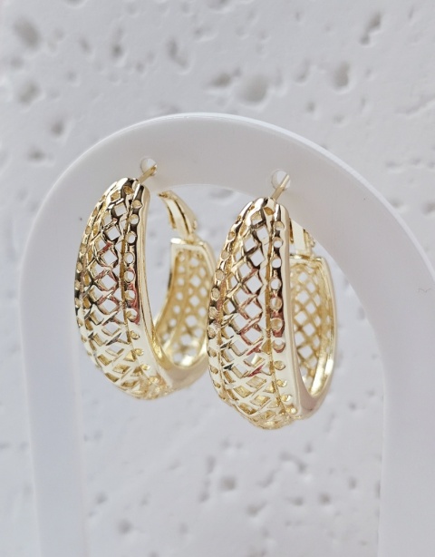 Kolczyki koło ażurek