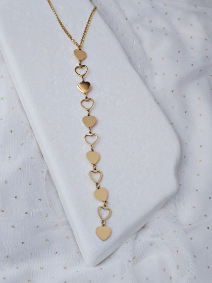 Naszyjnik krawatka serce