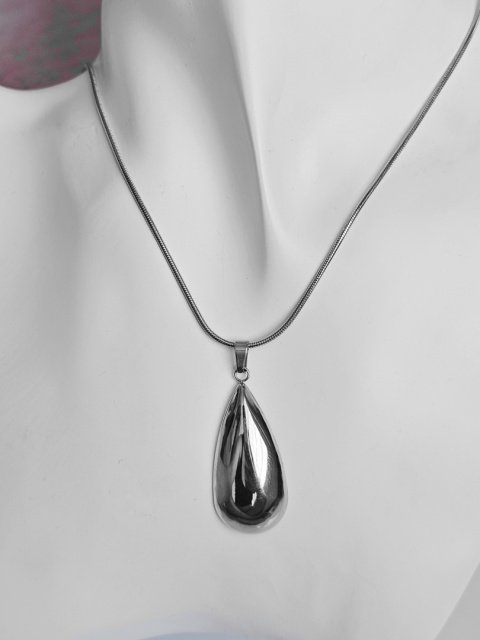 Naszyjnik łezka srebna